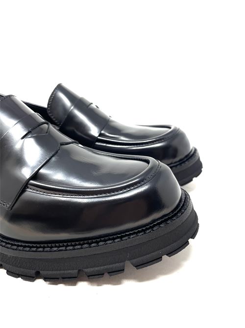 Mocassino donna college platform IL LACCIO | K213105ABRASIVATONERO